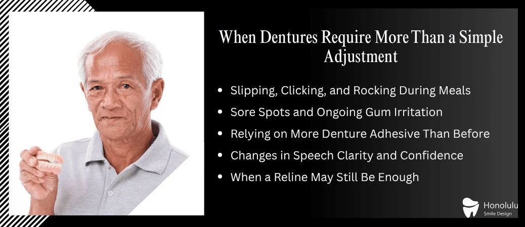 Signs Your Dentures Need More Than an Adjustment