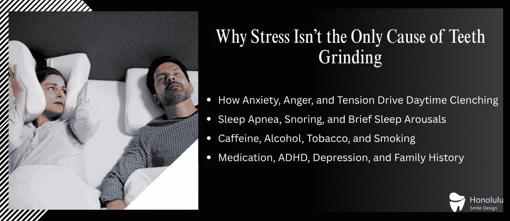 Why Stress Is Only One Trigger for Teeth Grinding